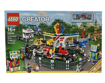 7-10 Day Ship, Rare Vintage Retired LEGO 10244 Collectible, LEGO Creator Expert 10244 Fairground Mixer