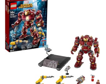 7-10 Day Ship, Rare Vintage Retired LEGO 76105 Collectible, LEGO Marvel Super Heroes Avengers: Infinity War The Hulkbuster (1363 Pieces)