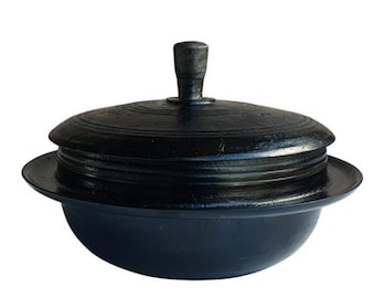 IH Induction Compatible Korean Traditional Cast Iron Rice Gamasot (6.3" / 16cm) - Thick Pot for 2 People Made in Korea