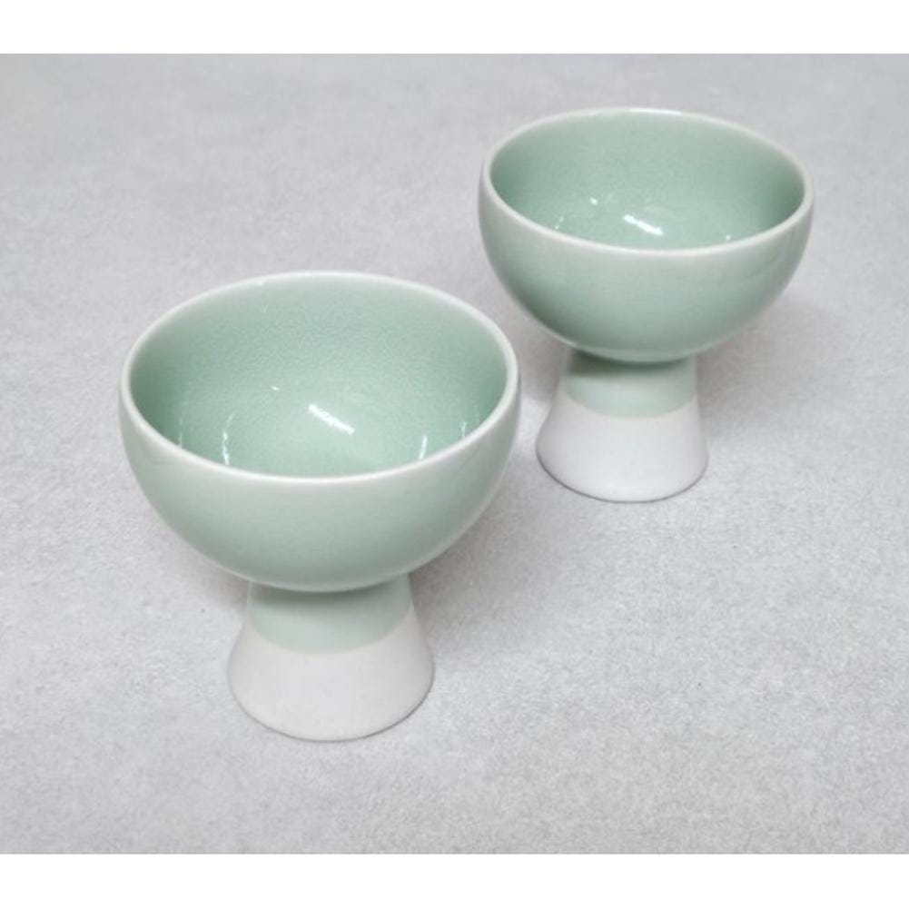 Kwangjuyo Bell-cup 2P Set (choose Color - Mix / Pink / Green