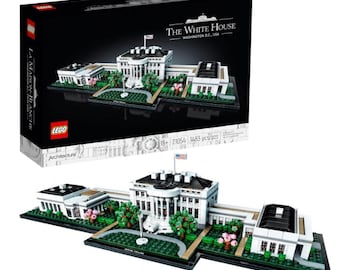 7-10 Day Ship, Rare Vintage Retired LEGO 21054 Collectible, LEGO Architecture Collection: The White House 21054 - Model Building Kit