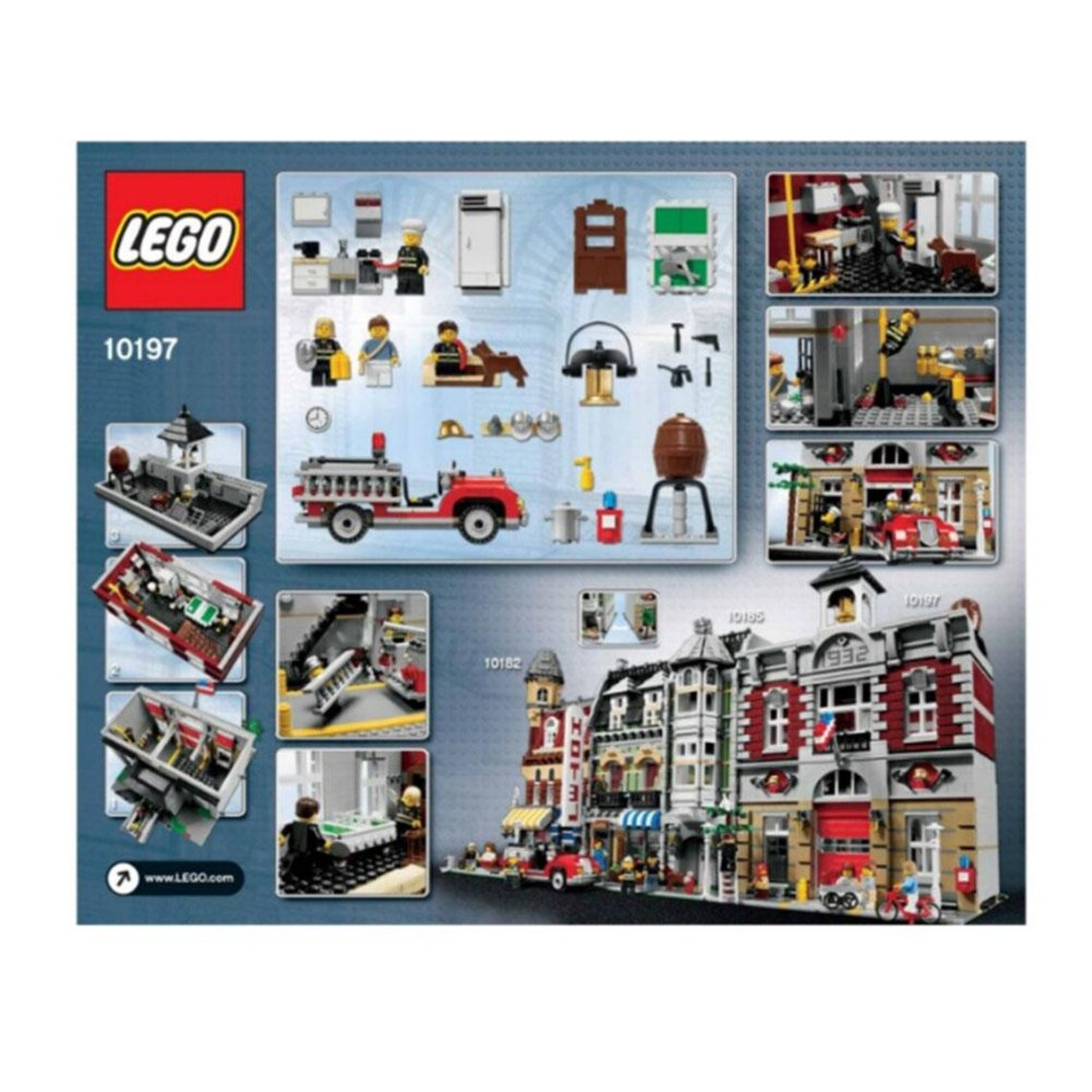 LEGO Modular Buildings 10197 Fire Brigade, foto 3 di 5