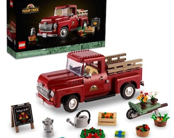 7-10 Day Ship, Rare Vintage Retired LEGO 10290 Collectible, LEGO Icons Pickup Truck 10290 Building Set for Adults, Vintage 1950s Model