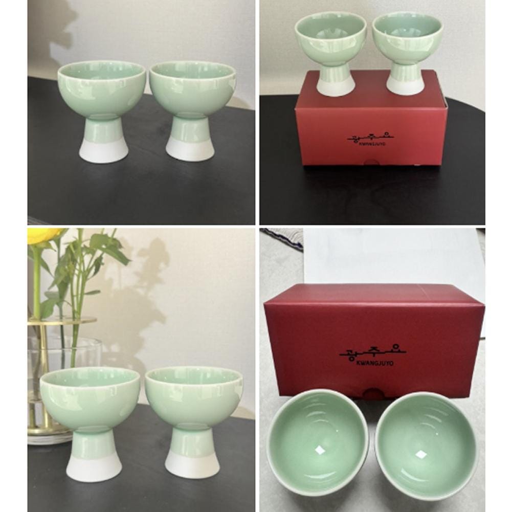 Kwangjuyo Bell-cup 2P Set (choose Color - Mix / Pink / Green