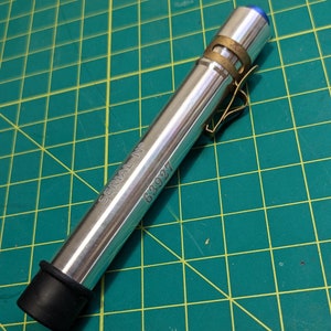 Imperial Officer Code Cylinder Replica Dosimeter - Brass or Silver colored clips - Individually engraved with unique serial numbers