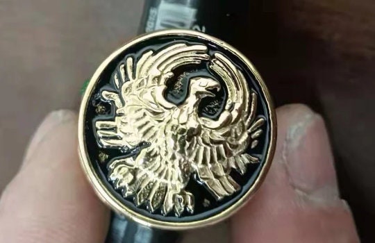 Anello Duke Leto Atreides Di Dune - Replica In Acciaio Inox, Taglie 9-12 US, Confezione Regalo