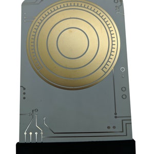 Metal Death Star Plans-datakaart - Rogue One - **BONUS** gratis Hope-displaystandaard