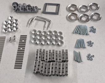 Metal and Plastic Greeblies for Han Solo In Carbonite HiC Build - 100 metal parts and 50 plastic parts