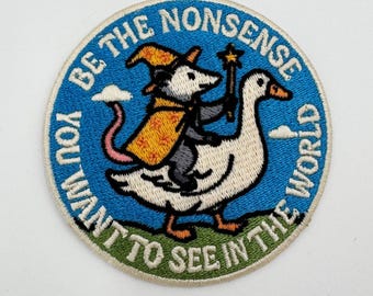 Be the nonsens die je wilt zien in de wereld-patch