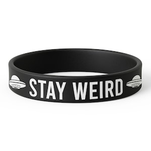Stay Weird silikonarmband