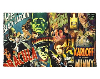 Universal-Monster Sichtschutzfolie Türmatte