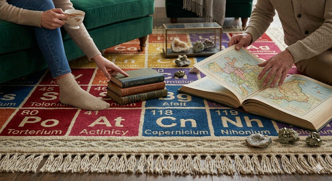 Colorful Periodic Table Rug – Educational Science Classroom Decor ...