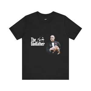 Vito Corleone Unisex Jersey Tee, Movie Lover Graphic Shirt, Mafia Boss Gift, Godfather Film Fan Top, Mobster Gangster Tee, Italian Mafia