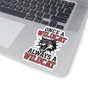 Wildcat Mascot, Wildcat Sticker, School Spirit, Wildcat School, Wildcat Football, Wildcat Volleyball, Wildcat Basketball, Laptop Decal