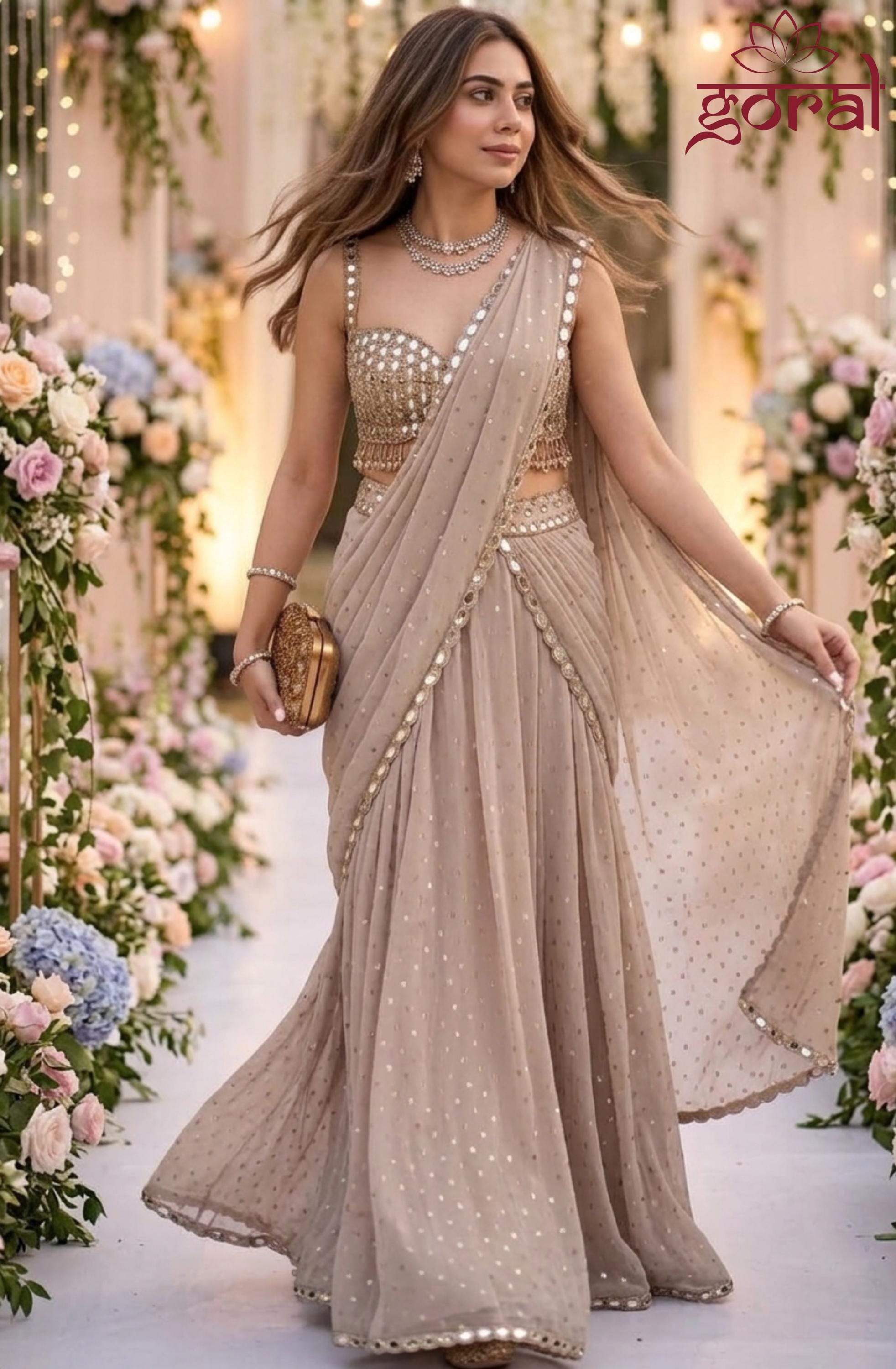 ladies saree dress Women Dress Maxi