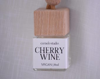 Ambientador para coche con aroma a vino de cereza