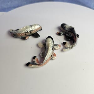 Koi Fish Magnet Set – Resin Art for Fridge, Locker, or Gift | Custom Colors Available
