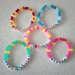Book quote bracelets
