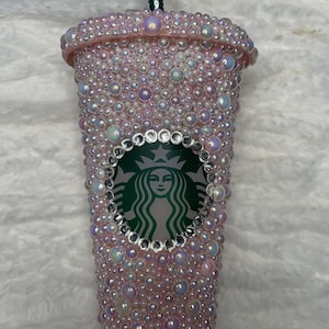 Beautiful Bedazzled Starbucks Tumbler!