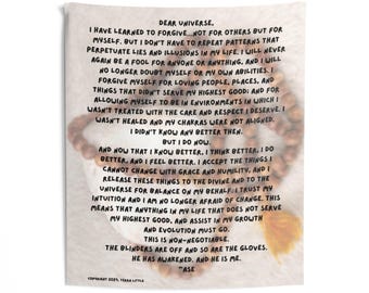 The 'Dear Universe' Wall Tapestry for Him - Faith