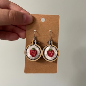 Handmade Embroidered Earrings: Unique Statement Jewelry