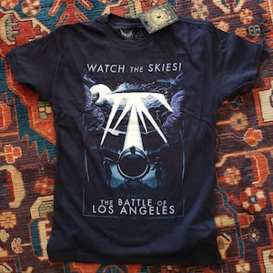 Battle of Los Angeles Unisex Graphic Tee TShirt WWII Unsolved Mysteries Southern California History Airplane Pilot image 1