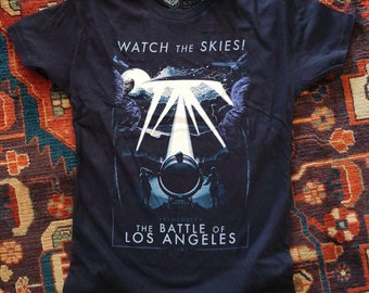 Battle of Los Angeles (Unisex) Graphic Tee TShirt WWII Unsolved Mysteries Southern California History Airplane Pilot