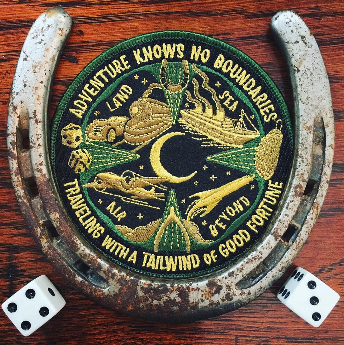 Lucky Travel Patch World's Luckiest Travel Patch™ Lucky Etsy