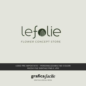 Logo moderno / Logo flower / Logo green / Logo design