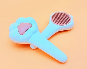 Paw Deshedding Brush for Cats & Dogs | Cute Pet Grooming Tool