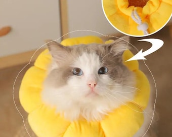 Flower Pet Recovery Collar: Soft E-Collar for Cats & Small Dogs