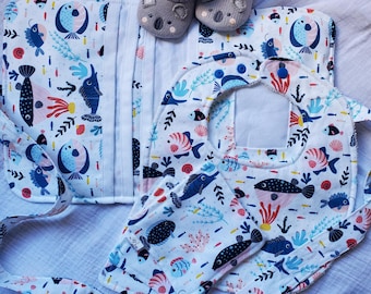 Bolsita para pañales | Bolso cambiador portátil para mamás | Elegante bolso cambiador | Organizador de artículos esenciales para bebés | Regalo ideal para padres recién nacidos