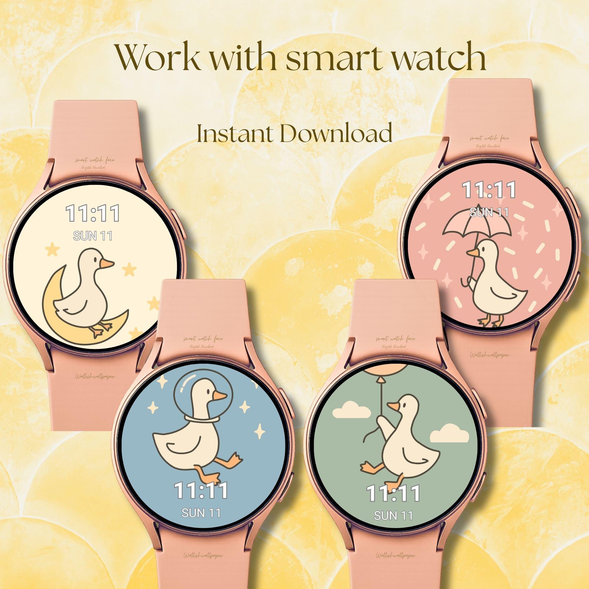 Apple Watch Wallpaper Silly Goose: Minimal Smartwatch Faces, Canva ...
