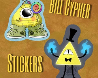 Evil Triangle Sticker | Cartoon Demon, Made to Order