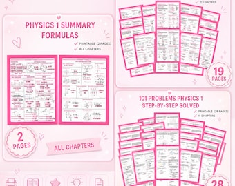 The Complete Physics 1 Study System (Bundle)