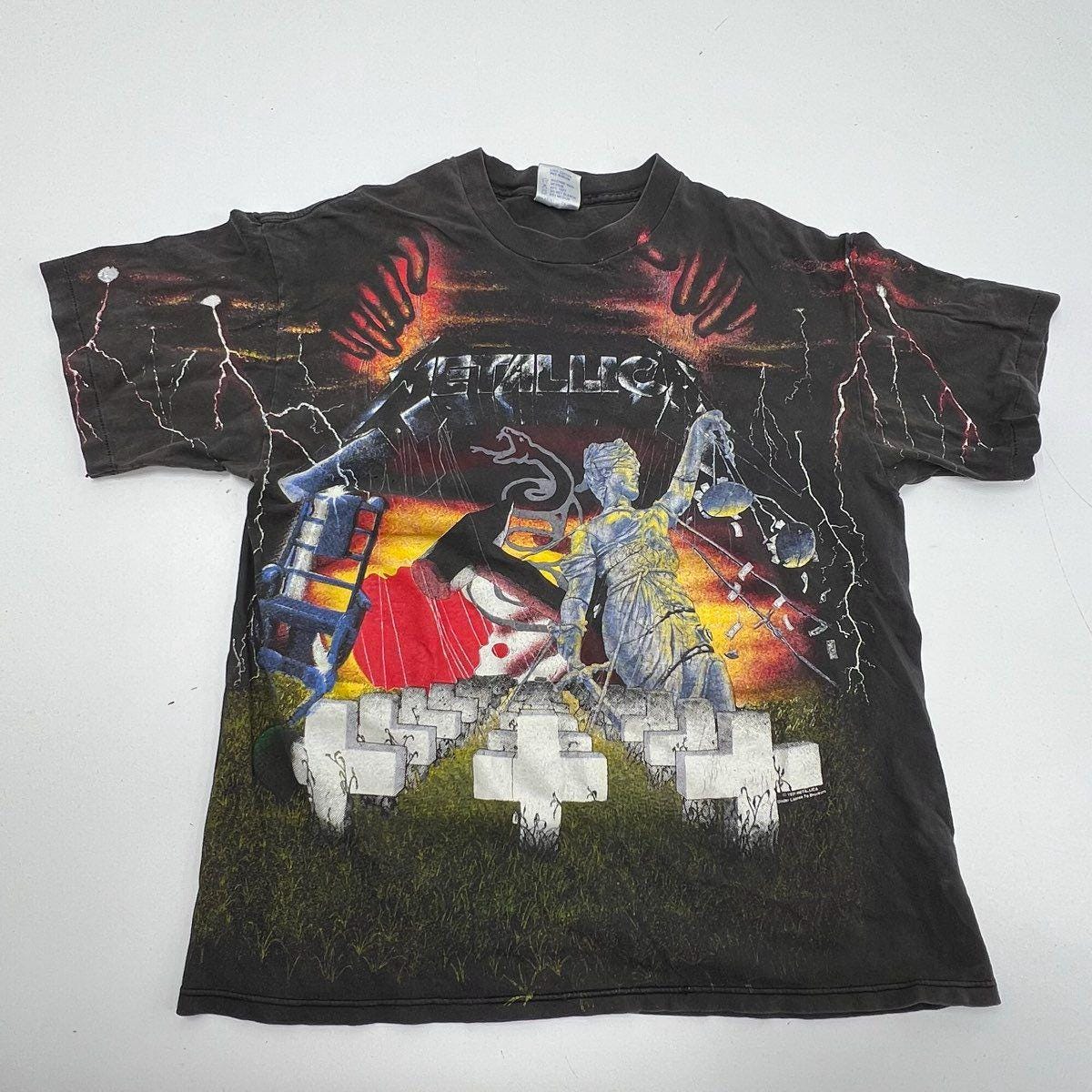 Metallica 1991 Tour Shirt - Etsy