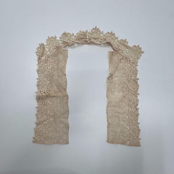 Antique Lot of 3 Lace & Crochet Collars Victorian… - image 3