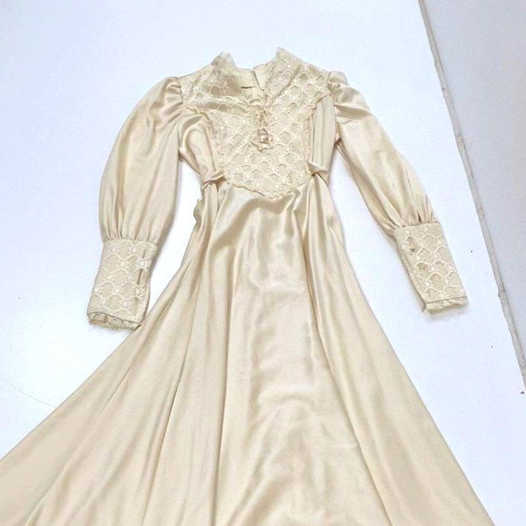 Vintage 70s Handmade Gunne Sax Style Prairie Maxi Dress Cottagecore ...