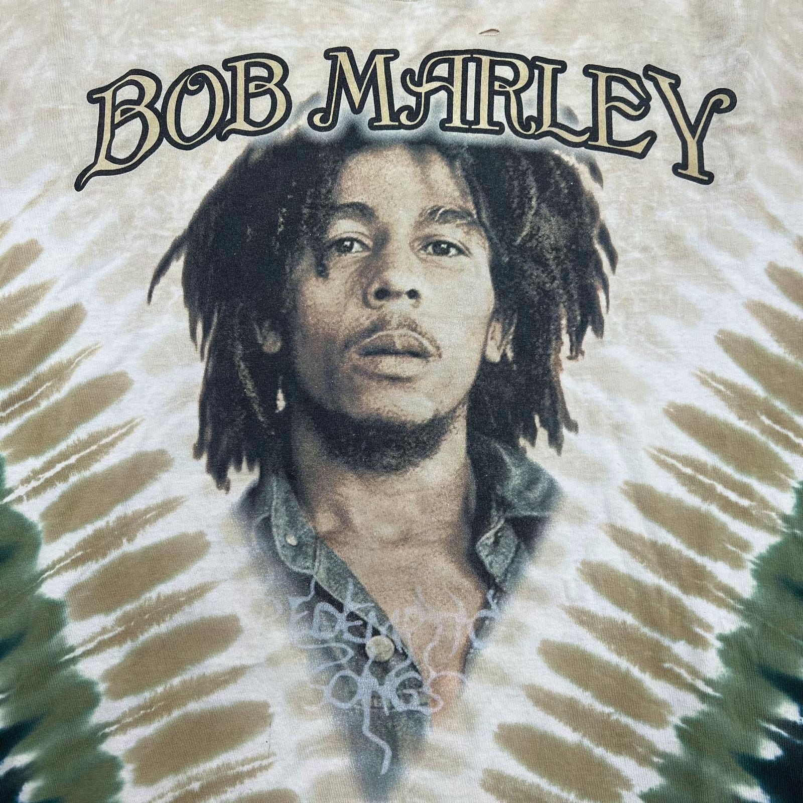Vintage 90s Bob Marley Songs of Freedom Tie Dye T-shirt Zion