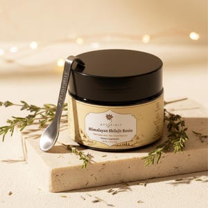 Resina Pura de Shilajit Ayuspirit 50 g – Fórmula Natural Rica en Minerales