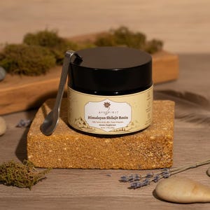 Resina de Shilajit Ayuspirit 50 g – Origen Puro del Himalaya, Sin Aditivos