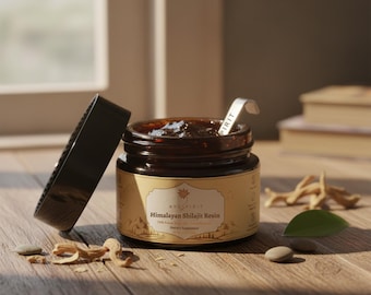 Resina de Shilajit Ayuspirit 50 g – Fuente Mineral Tradicional del Himalaya