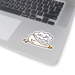 Funny Arabic Duck Sticker | My Luck is Trash | Vinyl Sticker | Cute Arab Mood Sticker for Laptop, Water Bottle, Journal | Lebanon Beirut