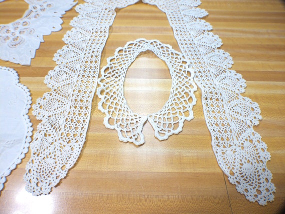 Crochet Collars, Bodice, Group of SIX - image 4