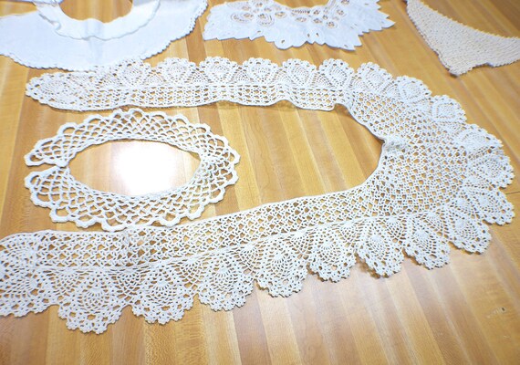 Crochet Collars, Bodice, Group of SIX - image 6