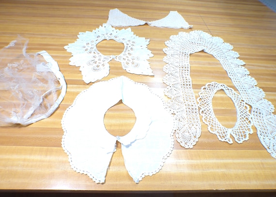 Crochet Collars, Bodice, Group of SIX - image 8