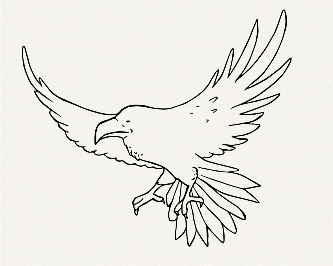 Raven Line Form Raven Line Art SVG Bundle, Bird Outline (commercial Use) - Etsy Canada