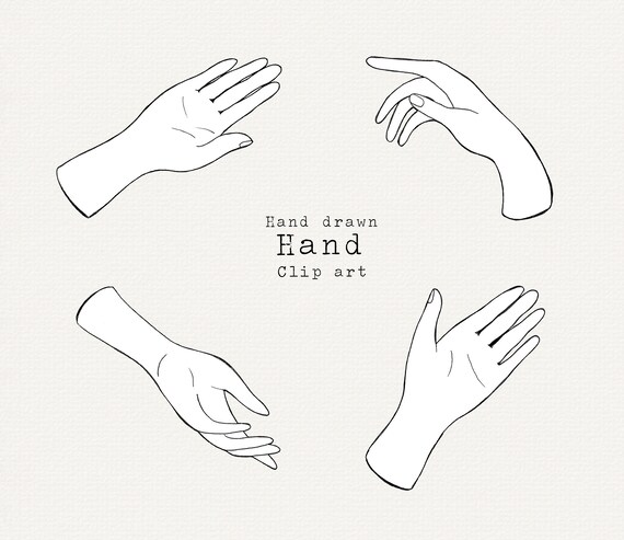 Hand Clip Art Hands Clipart Hand Drawn Hand Png Hand Etsy Hand Clip Art Hands Clipart Hand Drawn Hand Png Hand Etsy