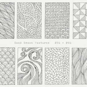 テクスチャパネルSVG、手描きテクスチャ、レーザーカットファイル、装飾幾何学模様、抽象パネルテンプレート、クリカット、シルエット