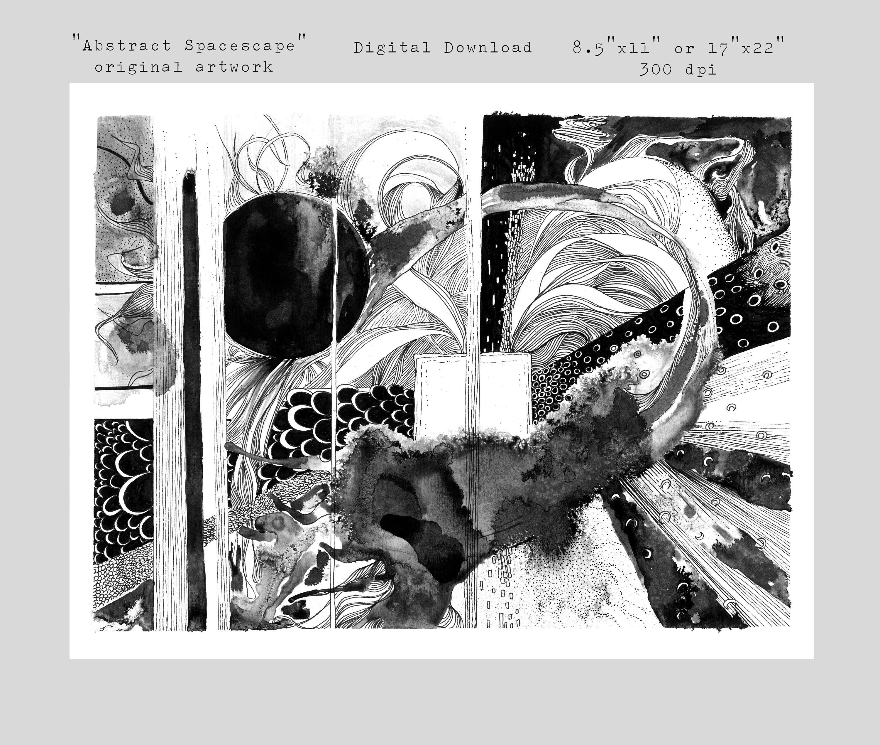 Surreal Black And White Art